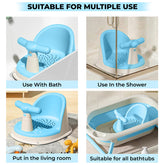 Baby Bath Essential Premium Baby Bather for Newborns (Sky Blue)